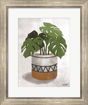 Framed Monstera Plant Print