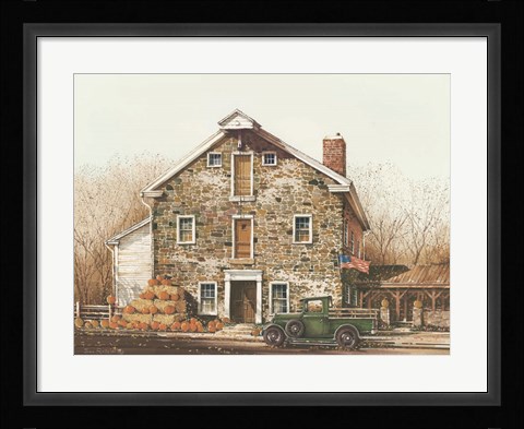 Framed Fall is in the Air Print