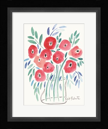 Framed Poppin' Poppies Print