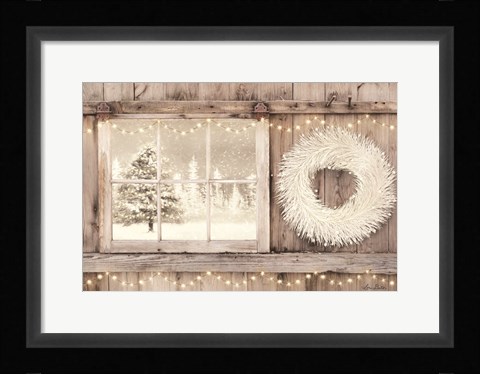 Framed Winter White View Print