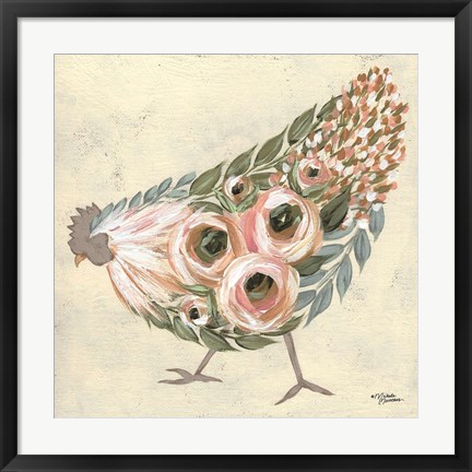 Framed Astrid the Hen Print
