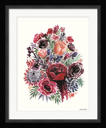 Framed Moody Florals Print