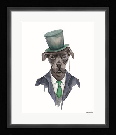 Framed Dapper Dog Print