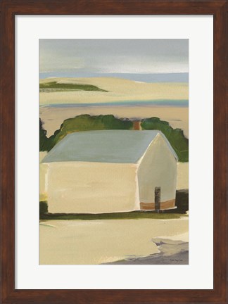 Framed Seaside Cottage 1 Print