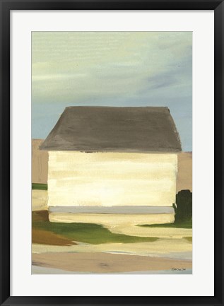 Framed Seaside Cottage 2 Print