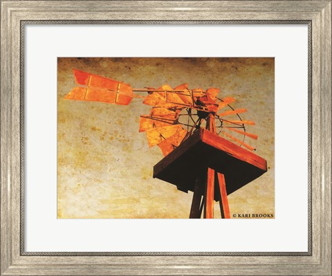 Framed Chip&#39;s Windmill II Print
