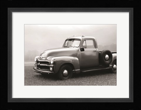 Framed 1954 Chevy Pick-Up Print