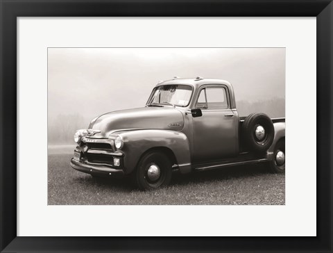 Framed 1954 Chevy Pick-Up Print