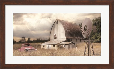 Framed Henderson Bay Farm Print