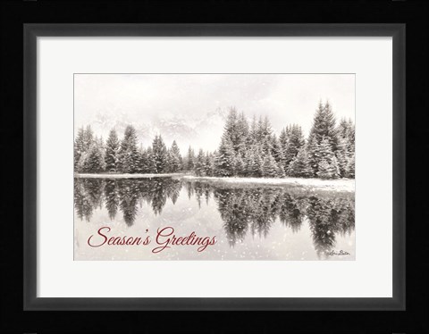Framed Schwabachers Seasons Greetings Print