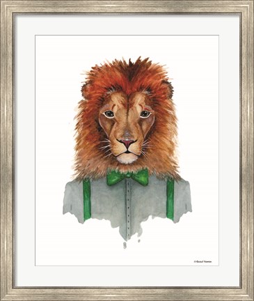 Framed Lovely Lion Print