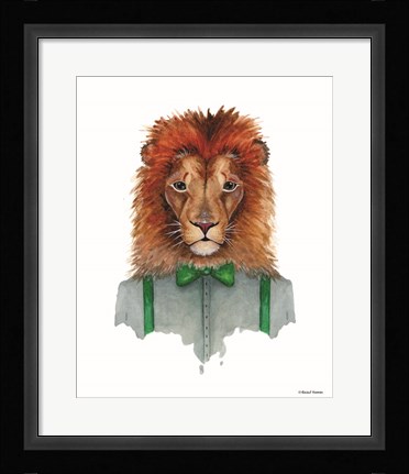 Framed Lovely Lion Print