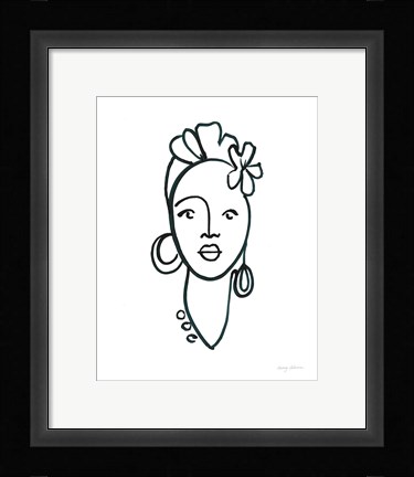 Framed Beauty III Print