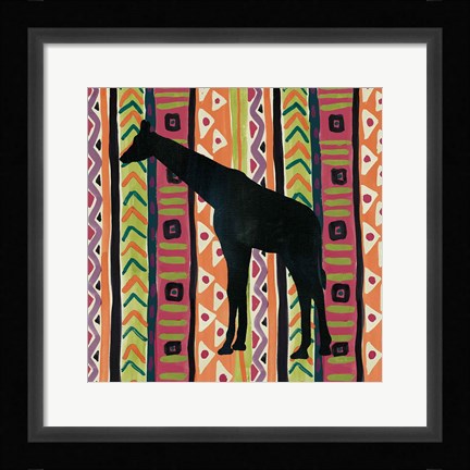 Framed African Animal III Jewel Print