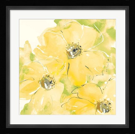 Framed Sunshine Cosmos I v2 Print