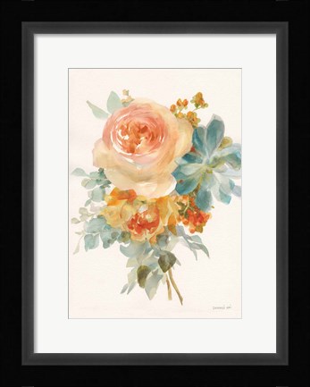 Framed Autumn Garden Bouquet II v2 Print
