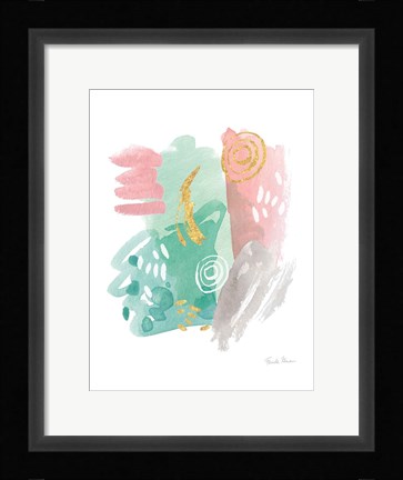 Framed Faridas Abstract I v2 Print
