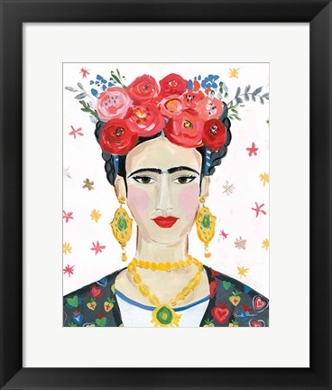 Framed Homage to Frida Bright Print
