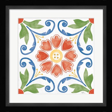 Framed Boho Field IX Bright Print