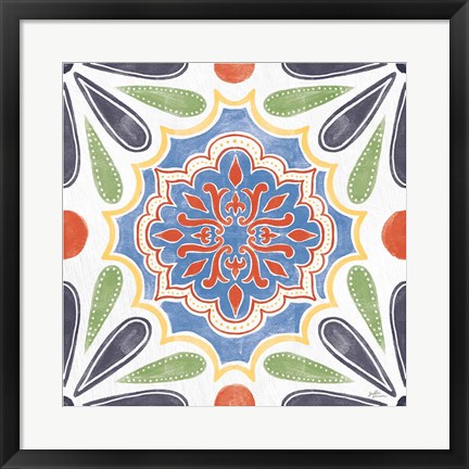 Framed Boho Field VIII Bright Print