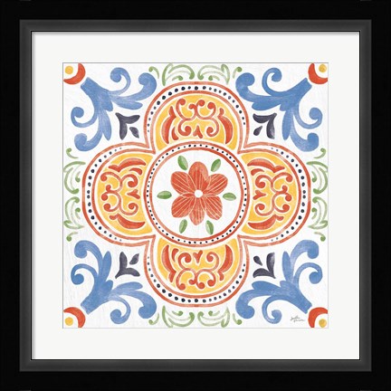 Framed Boho Field VI Bright Print