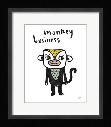 Framed Scandy Baby Light II Print