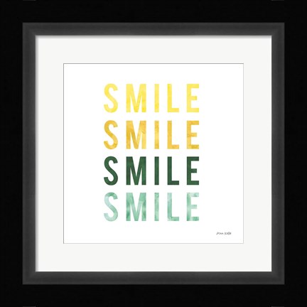 Framed Smile Smile Print