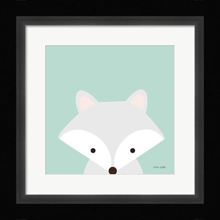 Framed Cuddly Fox Print