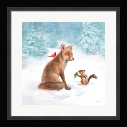 Framed Woodland Celebration V Print