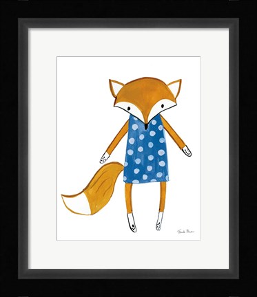 Framed Neighborhood Pals VI Blue Print