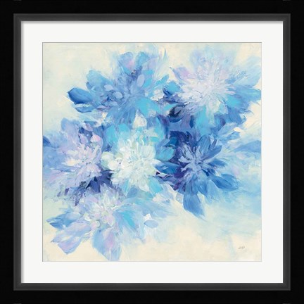 Framed Burst of Blue Print