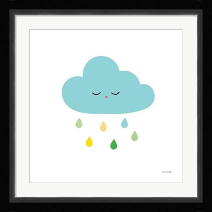 Framed Sleepy Cloud I Print