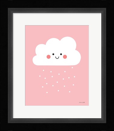 Framed Happy Cloud I Print