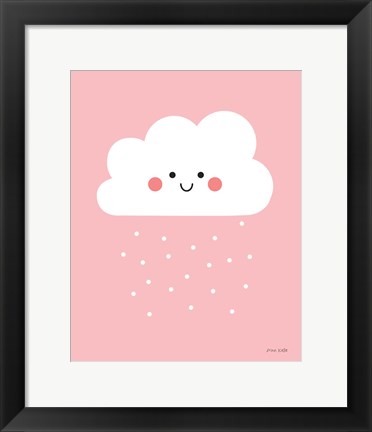 Framed Happy Cloud I Print