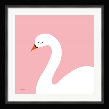 Framed Swan Print