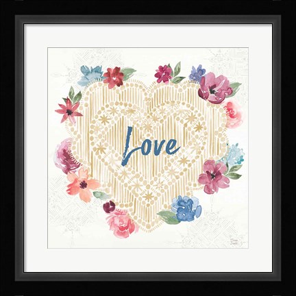 Framed Naturally Inspired II Print