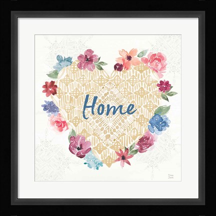 Framed Naturally Inspired III Print