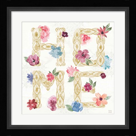 Framed Naturally Inspired VII Print