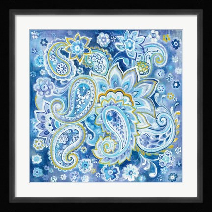 Framed Regal Paisley Print