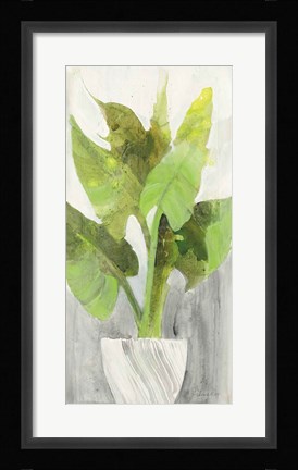 Framed Tropical Planter I Print