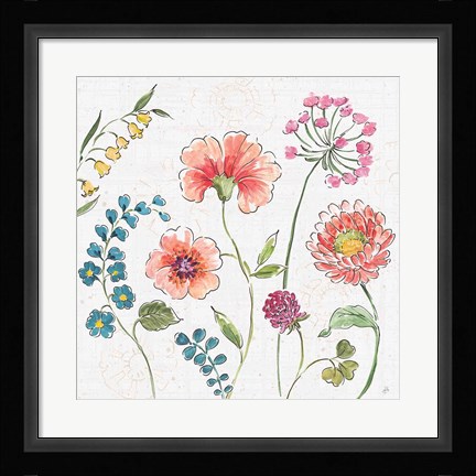 Framed Gypsy Meadow II Print