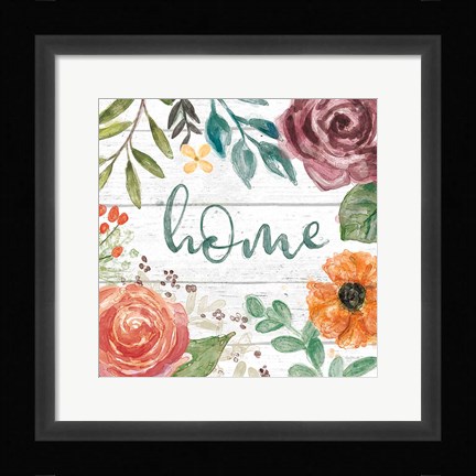 Framed Flower Fest II Print