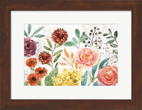 Framed Flower Fest I Print