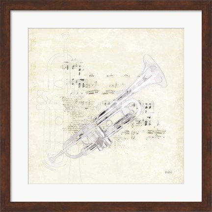 Framed Musical Gift VI Print