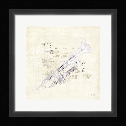 Framed Musical Gift VI Print