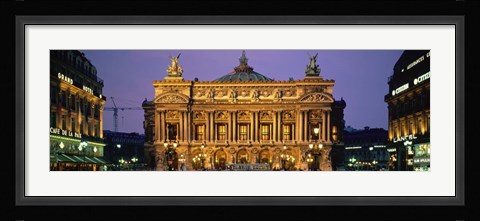 Framed Opera Garnier, Paris, France Print