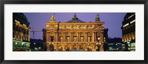 Framed Opera Garnier, Paris, France Print