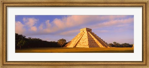 Framed El Castillo Chichen Itza Yucatan Mexico Print