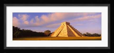 Framed El Castillo Chichen Itza Yucatan Mexico Print