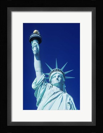Framed Statue Of Liberty, New York Print